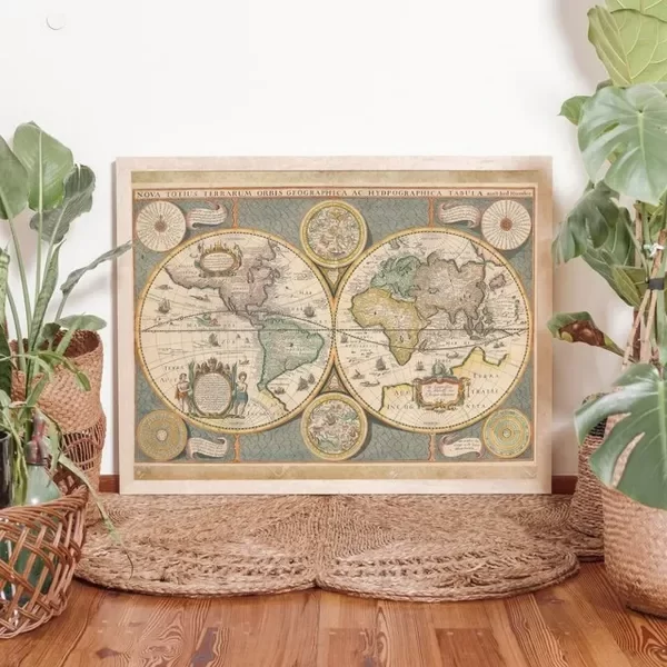 Producto - Lámina Mapamundi Gerardus 85x65