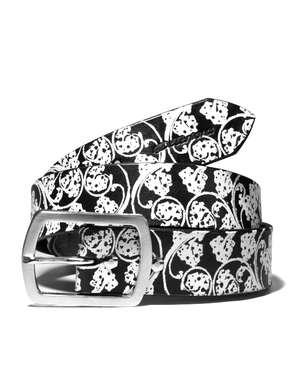 Producto - Cinturón Flores (Negro)