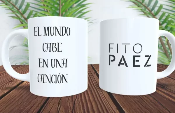 Producto - Taza - Fito paez frase 7