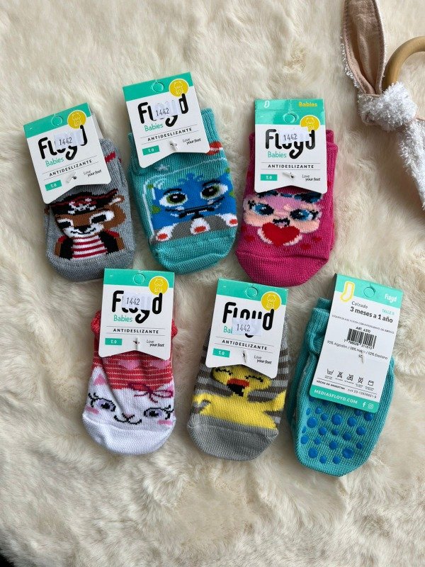 Producto - Medias FLOYD Antideslizante bebe T.0 - COD 1442