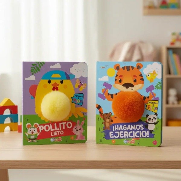 Producto - Libro presiona y plop sensorial