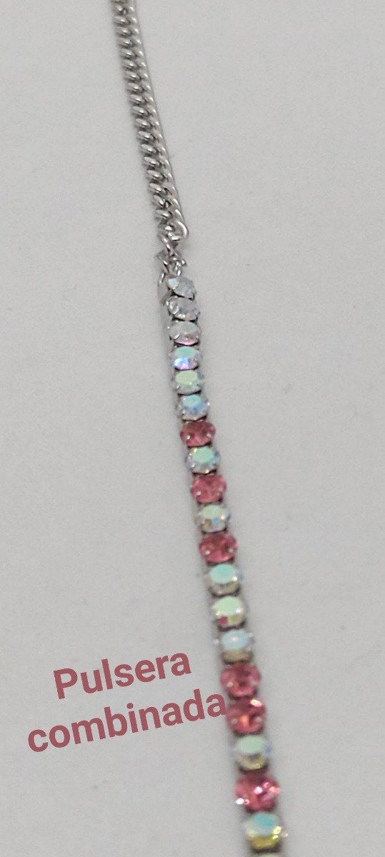 Producto - Pulsera combinada con strass de colores