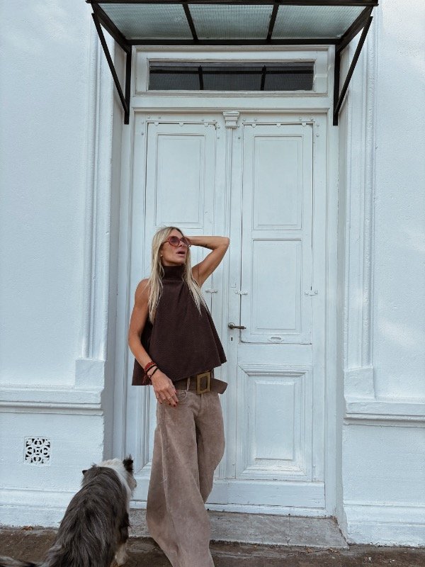 Producto - Musculosa Málaga chocolate