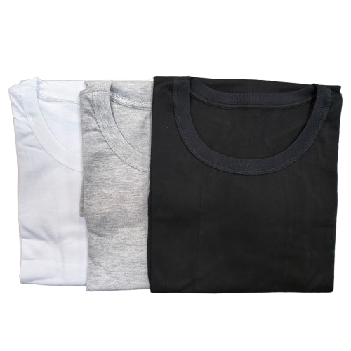 Producto - Pack x3 Remera Básica Manga Corta - Outlet de Selección