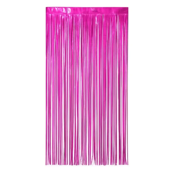 Producto - Cortina metalizada Fucsia