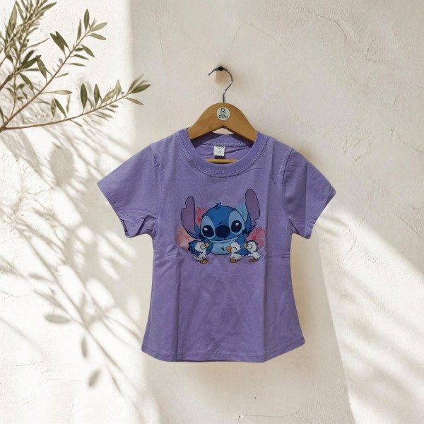 Producto - Remera de Algodón Stitch Lila