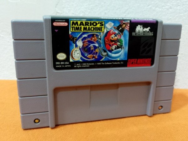 Producto - Mario's Time Machine - Super Nintendo