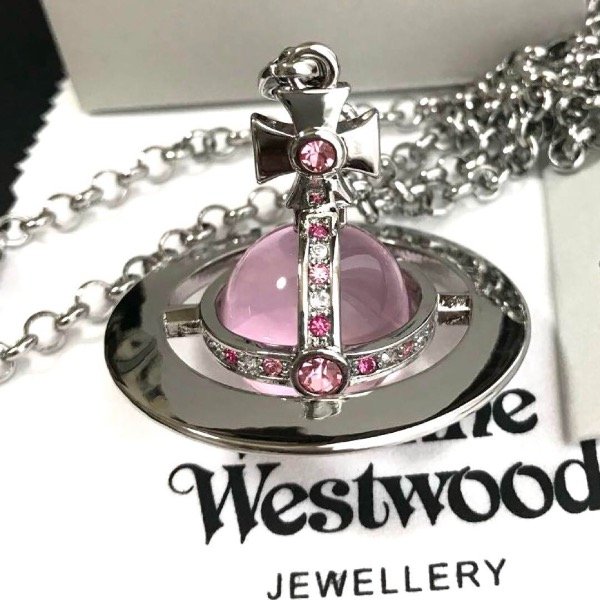 Producto - Collar orbe pink vivienne westwood