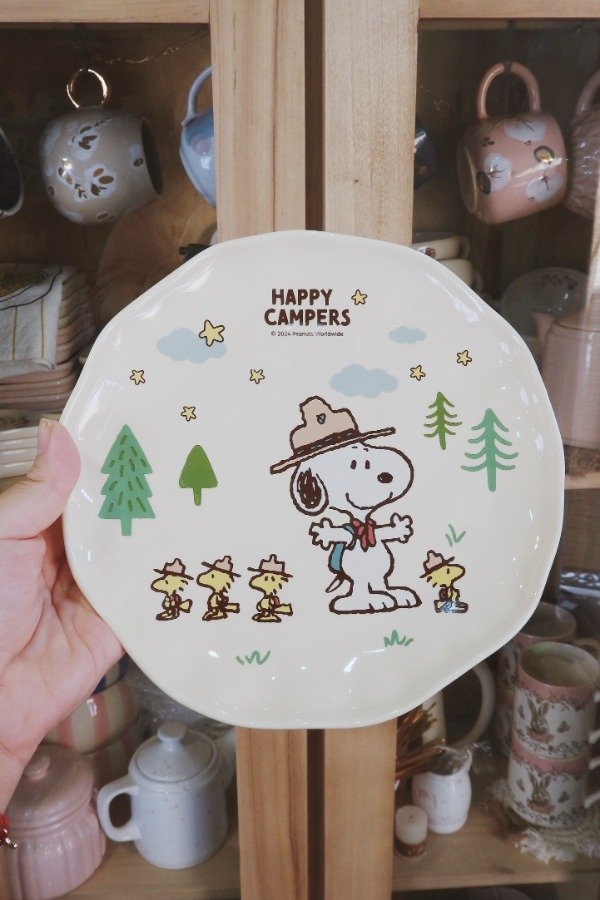 Producto - Plato Snoopy Campers