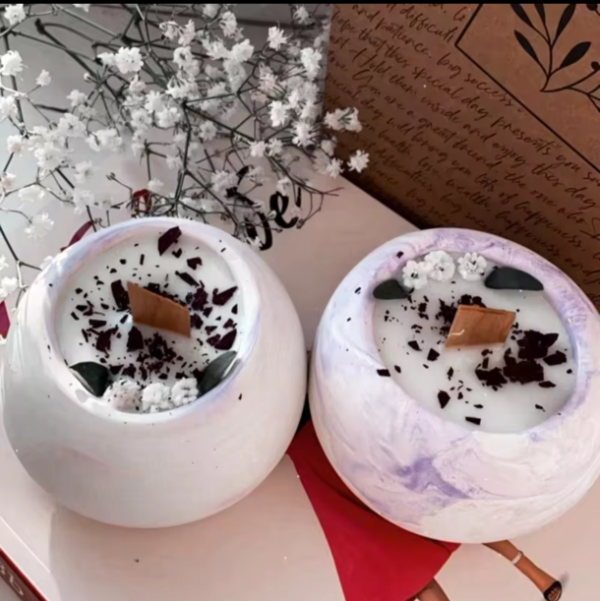 Producto - Molde maceta portavela redondo mediano