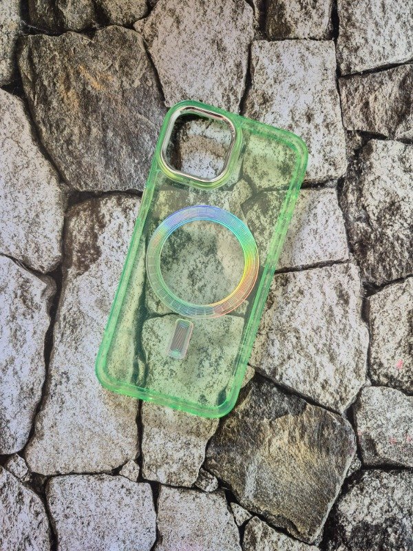 Producto - Funda tpu flexible magsafe color Iphone 14 verde