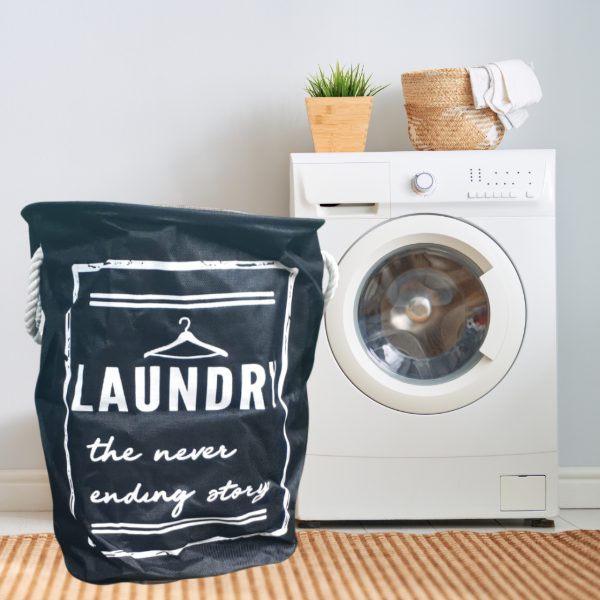 Producto - Cesto de tela plástica para ropa 35x46