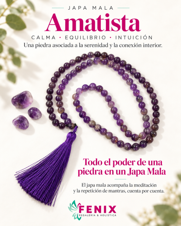 Producto - Japa Mala de Amatista 108 cuentas