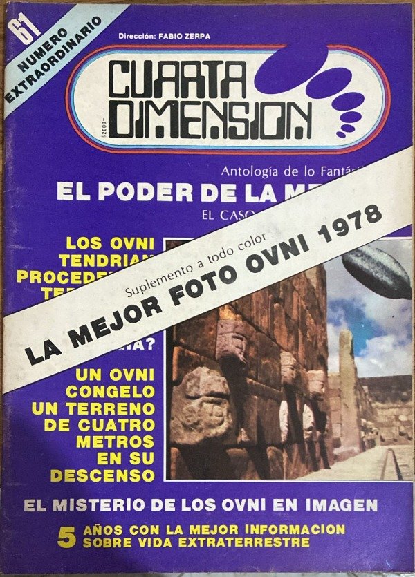 Producto - REVISTA CUARTA DIMENSION NO.61