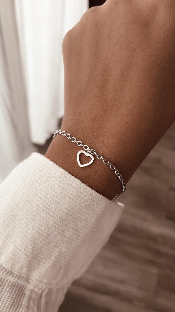 Producto - Pulsera corazón acero quirúrgico