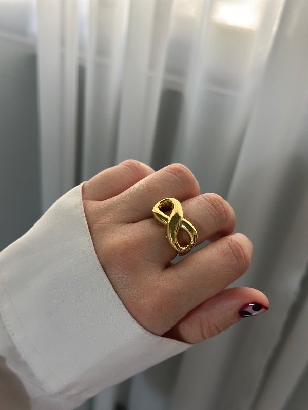 Producto - Anillo Maxi infinito gold