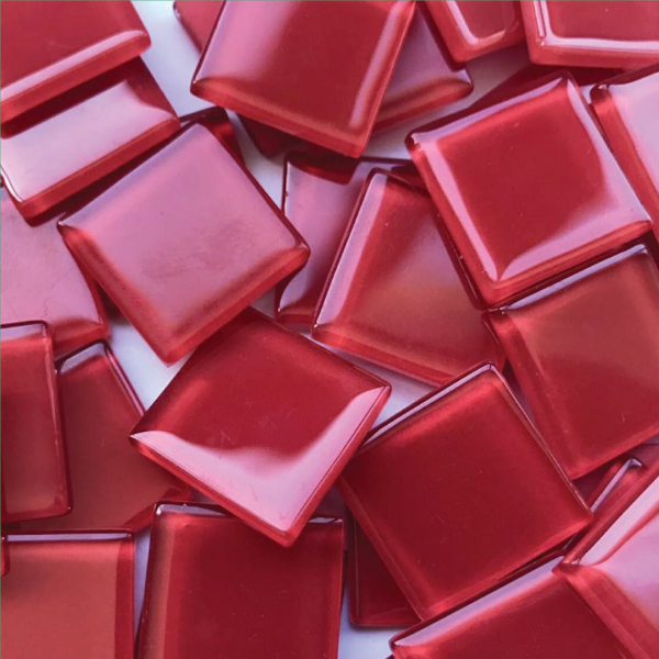 Producto - Teselas de vidrio - 2x2 - Rojo