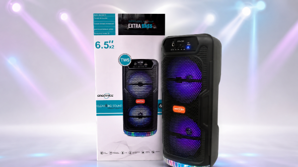 Producto - Parlante Bluetooth Portátil Seisa Doble Altavoz 6.5 Pulgadas Con Luces LED