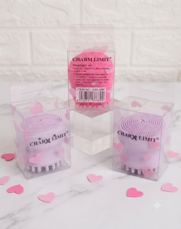 Producto - Esponja Limpiadora Facial de Silicona Charm Limit CML89F Precio por Unidad