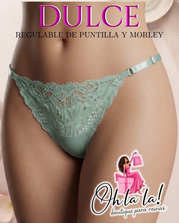 Producto - DULCE Less regulable morley y puntilla - 4