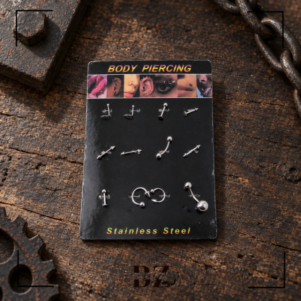 Producto - AROS PIERCING X 12 PCS EN SET - 2177-10