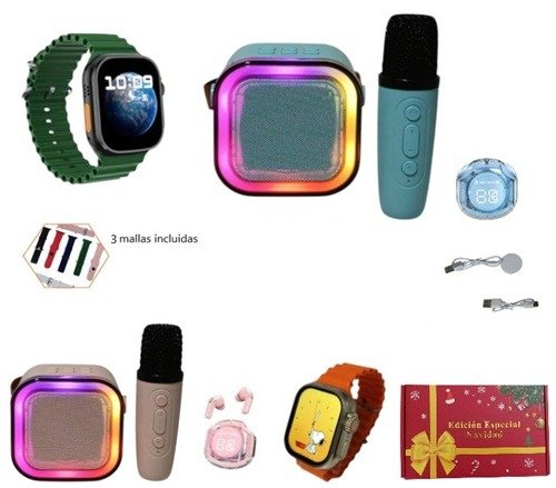 Producto - Combo 3 en 1 Parlante + Auricular + Reloj
