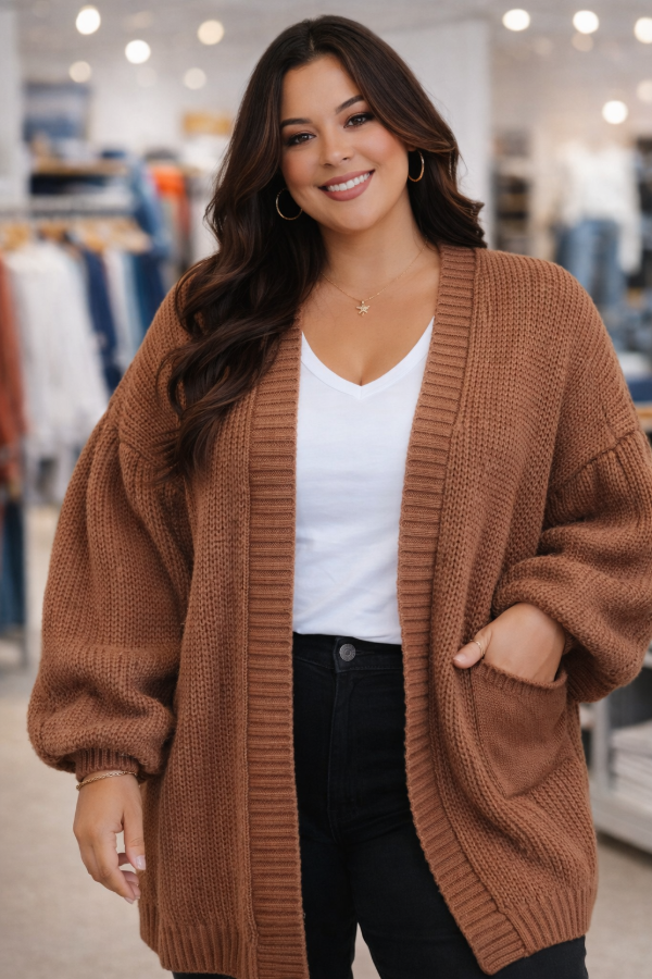 Producto - Saco Globo con Bolsillos