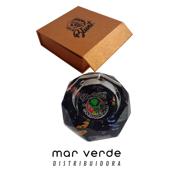 Producto - Cenicero Vidrio Blunt Rey Hexagonal