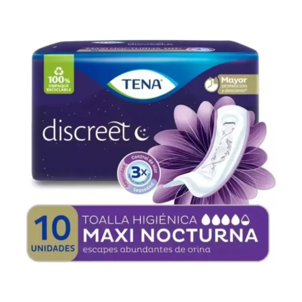 Producto - Tena Incontinencia Maxi Nocturnas x 10