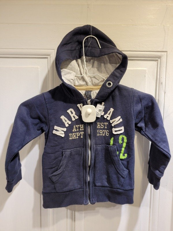 Producto - Buzo ZARA azul logo blanco Talle 2/3 años - PRECIO: 16X