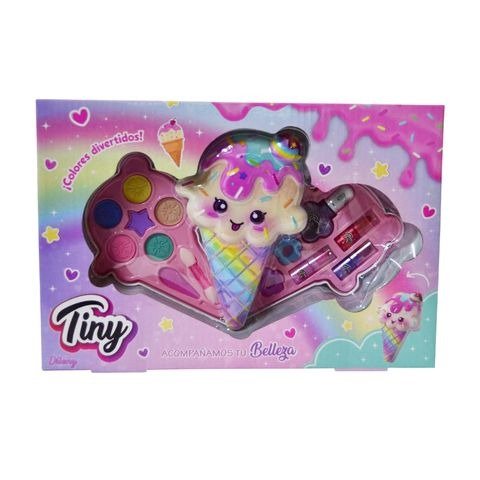 Producto - SET DE MAQUILLAJE INFANTIL ARCOIRIS EN CAJA 26X18X6CM