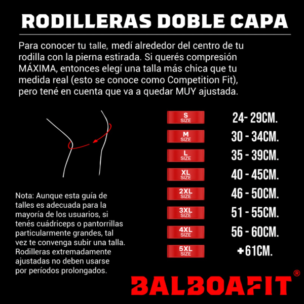 Producto - RODILLERA DOBLE CAPA - BALBOAFIT - 6