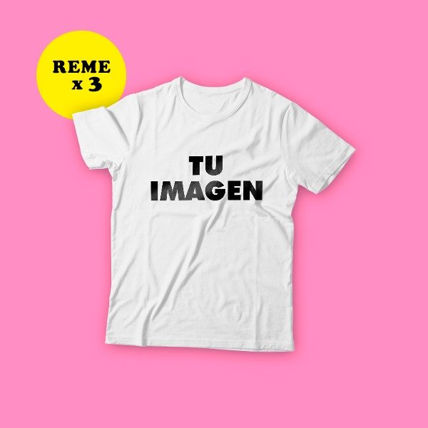 Producto - Remera Básica Unisex x 3 Unidades
