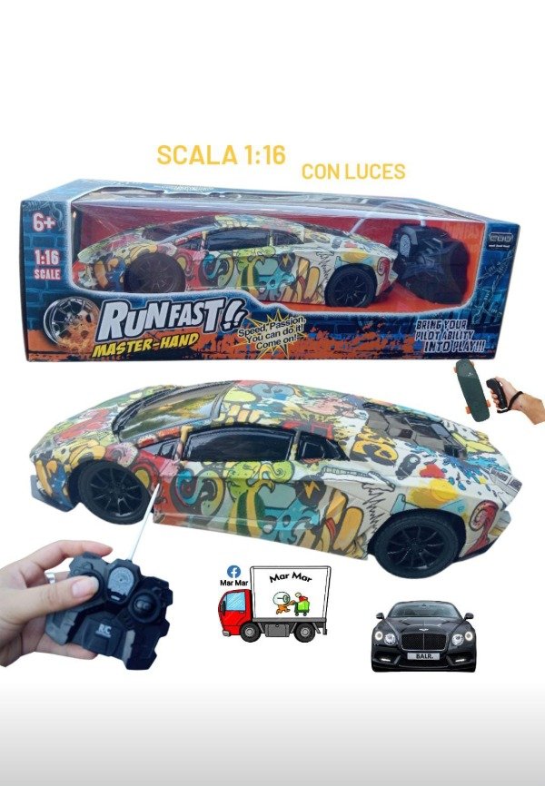 Producto - Auto graffiti control remoto (menor)