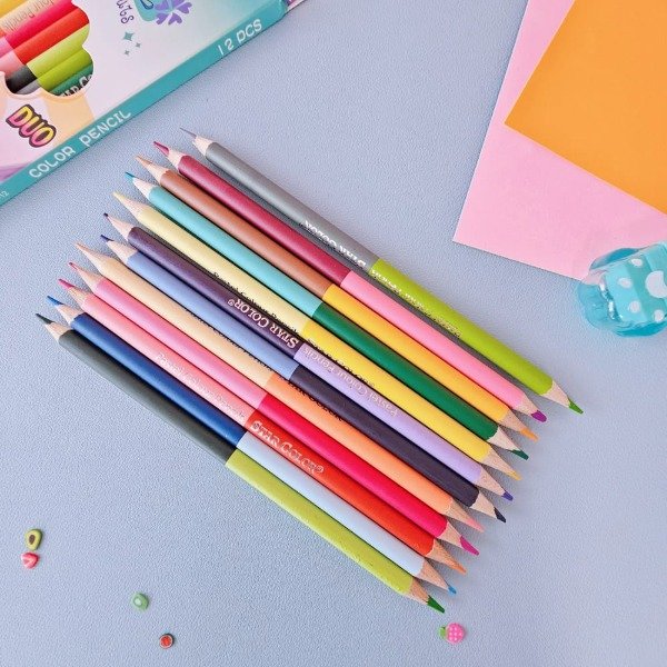Producto - Lapices de Color Doble Punta x12 YZ