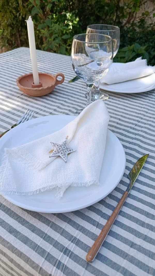 Producto - Mantel Rayas Verde 3 x 1.65