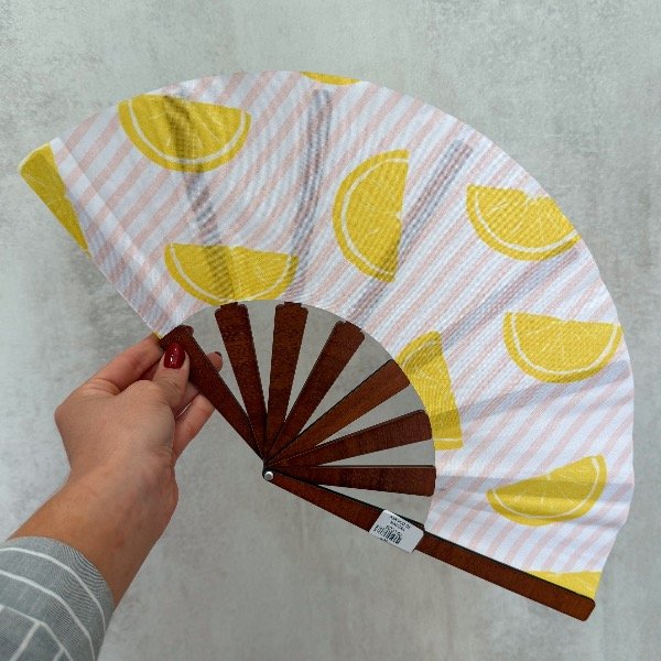 Producto - Abanico estampado de limones