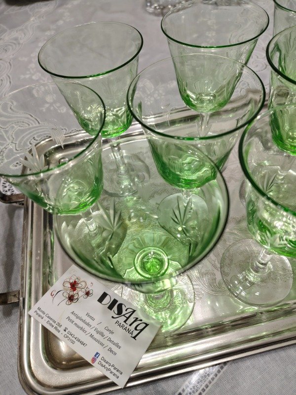 Producto - COPAS VINO DULCE CRISTAL VERDE - 0
