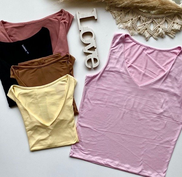 Producto - Musculosa Modal Escote en V - COD 4349