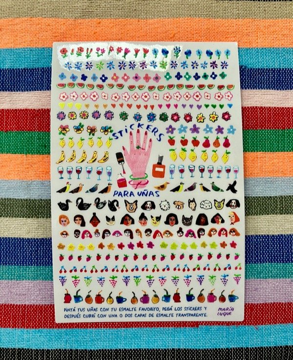 Producto - Plancha de stickers para uñas