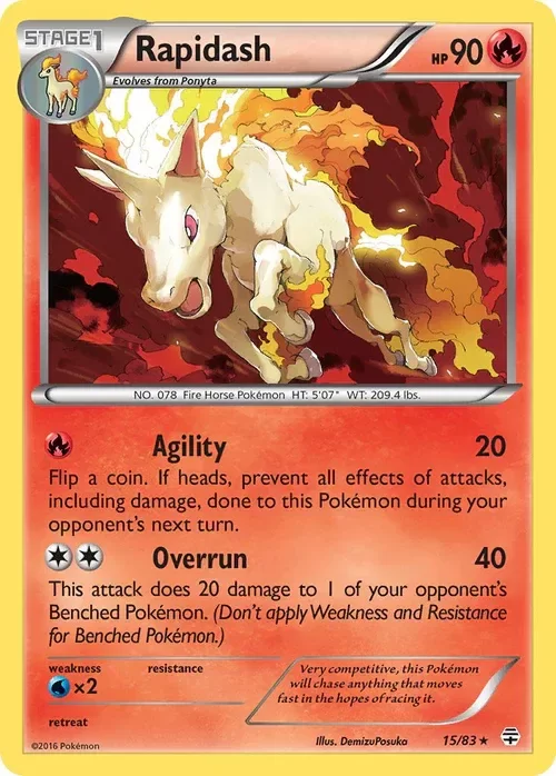 Producto - Rapidash - 15/83 - Generations