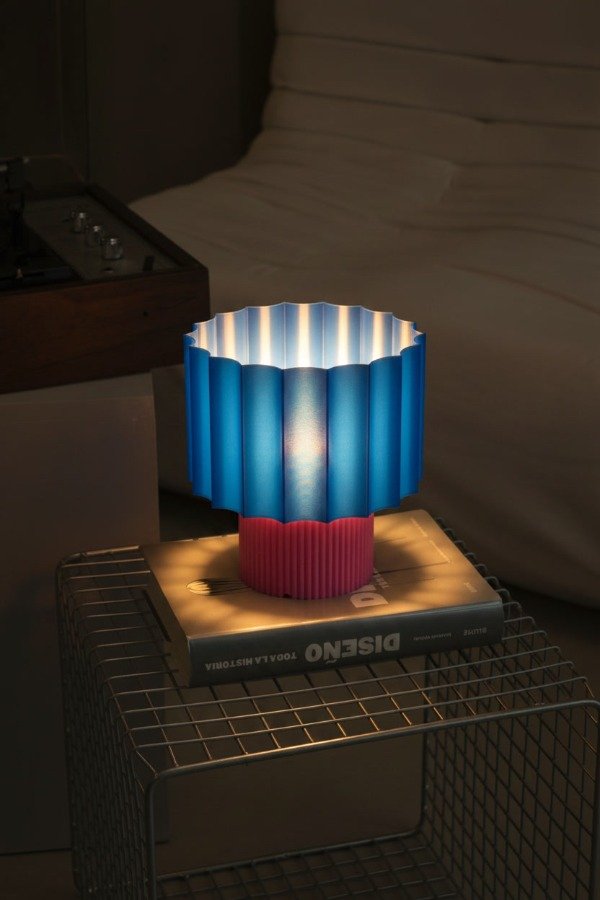Producto - Lampara Kinki Azul y Rosa - 1