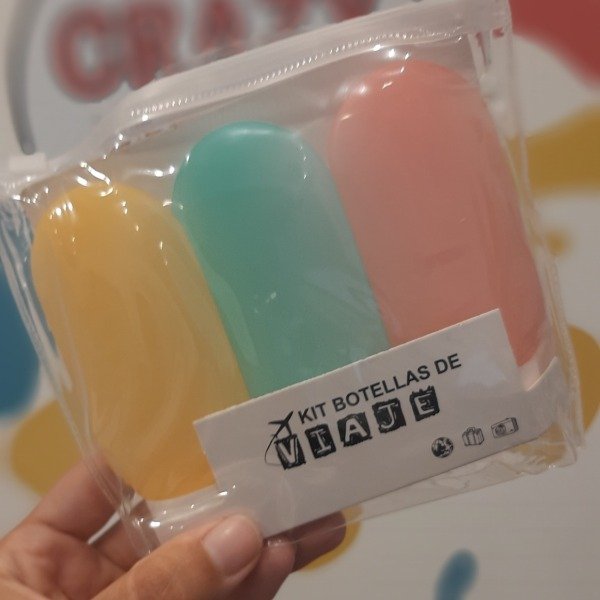 Producto - Kit botellas viaje x 3
