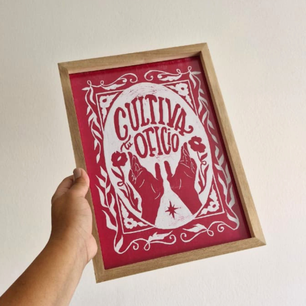 Producto - Grabado Cultiva tu oficio III (A4)
