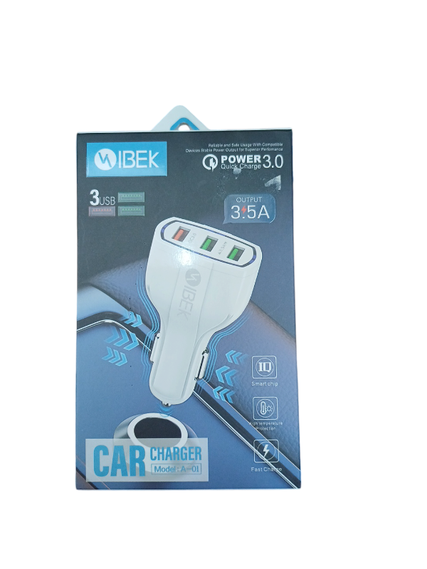 Producto - cargador para el encendedor con 3 entradas