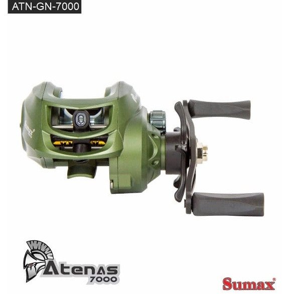Producto - Reel Bait Sumax Atenas 7000 7BB 7Kg Colores Verde AMBAS MANIJAS - 6