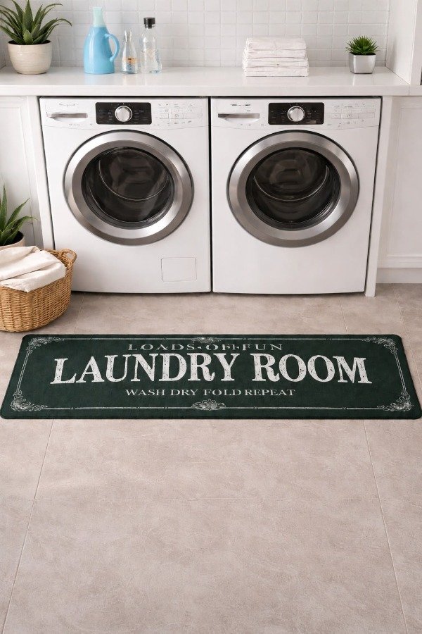 Producto - Felpudo Absorbente 40x120cm Laundry Verde - 0