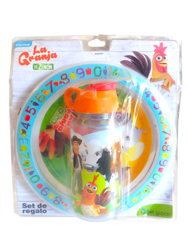 Producto - Set Regalo (plato + botella) La Granja de Senon