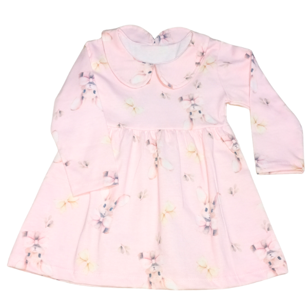 Producto - Vestido manga larga  conejo rosa