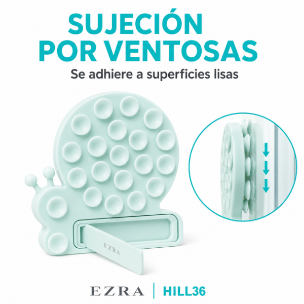Producto - Soporte Universal Magnetico de Silocona Ventosa de 360 HL136. - 1